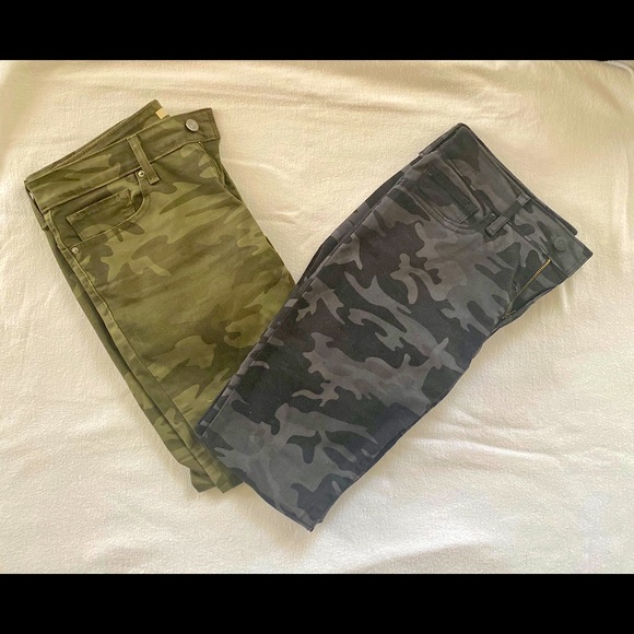 2 pair Levi’s 711 Skinny ankle camo jeans - Picture 2 of 6